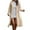 Beige, variant on Womens Jacket Casual Coat Winter Long Sleeve Solid Color Warm Thick Hooded Cardigan with Pockets Jacket Outerwear Coat Bronze-XL