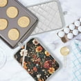 thumbnail image 5 of Yayeee Pot Holders Kitchen Heat Resistant with Pocket 7"x9.8" Cotton Oven Cooking Hot Pads, Colorful Flower, 5 of 7