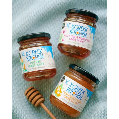 The Greek Kitchen Orange Blossom Greek Honey 250g, British Import (Pack of 2)