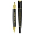 thumbnail image 1 of Double-Headed Marker Pen Liquid Mirror Marker Reflective Paint Pen Waterproof Chrome Marker Pen UV Resistant Permanent Mirror Paint Pen for Glass Ceramic Surface, 1 of 11