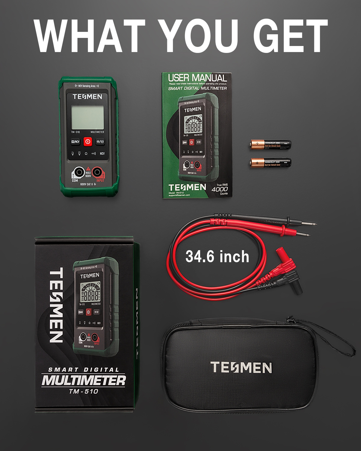 TESMEN TM-510 Digital Multimeter Auto-Ranging photo 5