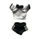 thumbnail image 4 of Conjunto de ropa para figuras de acción 1/12: top corto y pantalones cortos. Conjunto de ropa deportiva de moda para muñecas. Camisa de corta Verde, 4 of 8