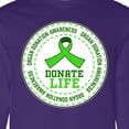 thumbnail image 4 of Inktastic Donate Life-organ Donation Awareness Long Sleeve T-Shirt, 4 of 5