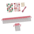 thumbnail image 3 of 24 bolsas de calendario de adviento de Navidad Strade Fareast Limited decoración del hogar con pinzas de madera, 3 of 8