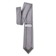 thumbnail image 4 of Jacob Alexander Men's Woven Floral Pattern Regular Neck Tie - Gray, 4 of 7