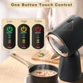 thumbnail image 3 of Zomagas Portable Range Hood, Desktop Range Hood w/ 3 Wind Speed, One Button Control, Portable Kitchen Hood with Detachable Filters, Mini Extractor Hood for Kitchen, Indoor BBQ, Hot Pot, 3 of 8