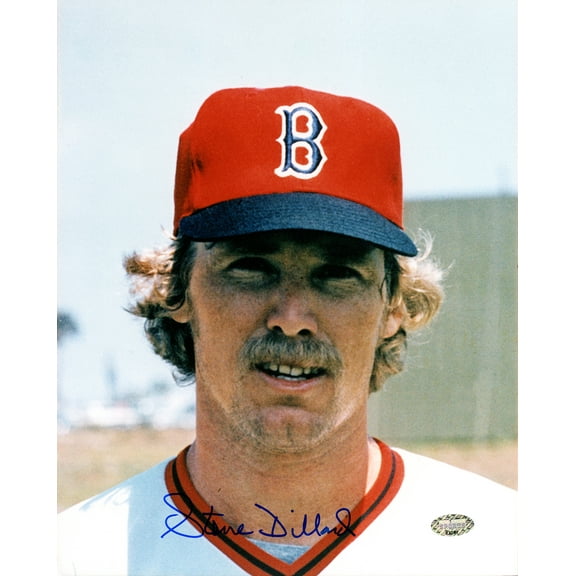Steve Dillard Autographed 8X10 Photo Boston Red Sox MCS Holo 208891