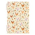 thumbnail image 7 of FORMRS 1-Subject Spiral Notebook 8" x 5" College Ruled 60 Refillable Sheet A5 Hard Cover, Beige Chickens Pattern, 7 of 7