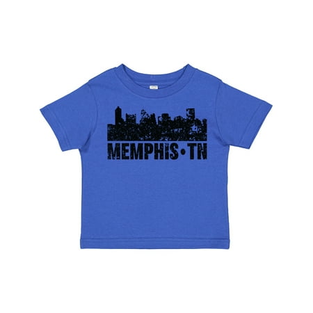 

Inktastic Memphis City Skyline with Grunge Gift Toddler Boy or Toddler Girl T-Shirt