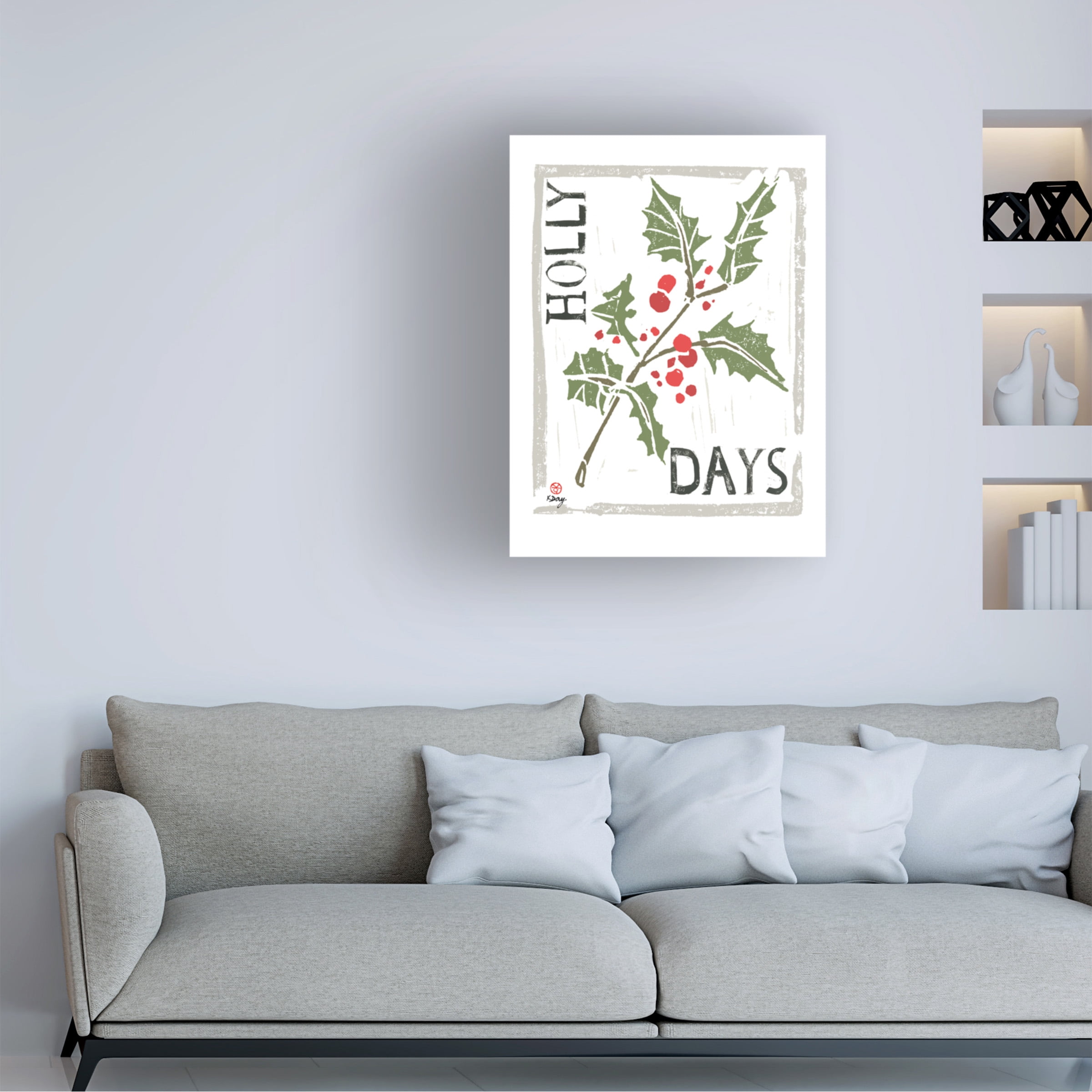 Kellie Day 'Winter Days II' Canvas Art