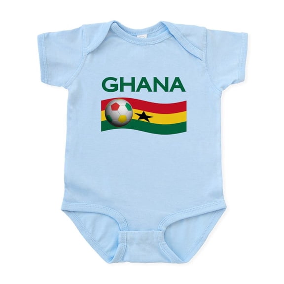 CafePress - TEAM GHANA WORLD CUP Infant Bodysuit - Baby Light Bodysuit, Size Newborn - 24 Months