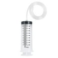 thumbnail image 5 of Jeringa reutilizable de gran capacidad, bomba de medición con manguera de 50cm y 100cm, inyector de succión lavable de tinta para aceite y agua fluida, 550-100 ml, 5 of 5