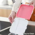 thumbnail image 6 of 3 Piece Sandwich Container Storage Box for Lunch Prep Snack Bread Leftovers Food Storage Containers Lunch Boxes Leakproof Sealable | for Travel, Office, School | Microwave, Refrigerator Safe, 6 of 9