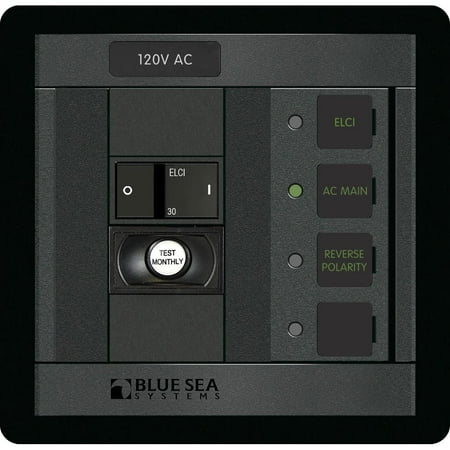 Blue Sea Systems 1502 ELCI Main 30A Double Pole Panel