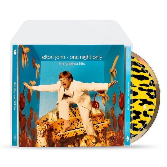 Djois® CD Protective Sleeves, 120 Micron Orange Peel Polypropylene, Closing Flap, Space-Saving Durable Design, 100-Count, Made in Denmark (10292)