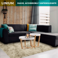 thumbnail image 3 of Alfombra Tapete Suave LINIUM 200x160 cm Beige, 3 of 9