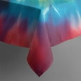 thumbnail image 5 of Colorful Rainbow Tie Dye Spiral Pattern Square Tablecloth,Waterproof Square Table Cover,Wipeable Spillproof Washable Table Cover for Home Kitchen Party Decor 42"X42"(107x107cm), 5 of 6