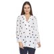 thumbnail image 1 of Blusón Largo Para Mujer Con Lunares Blanco Moda Casual multicolor XGR Incógnita 550429, 1 of 5