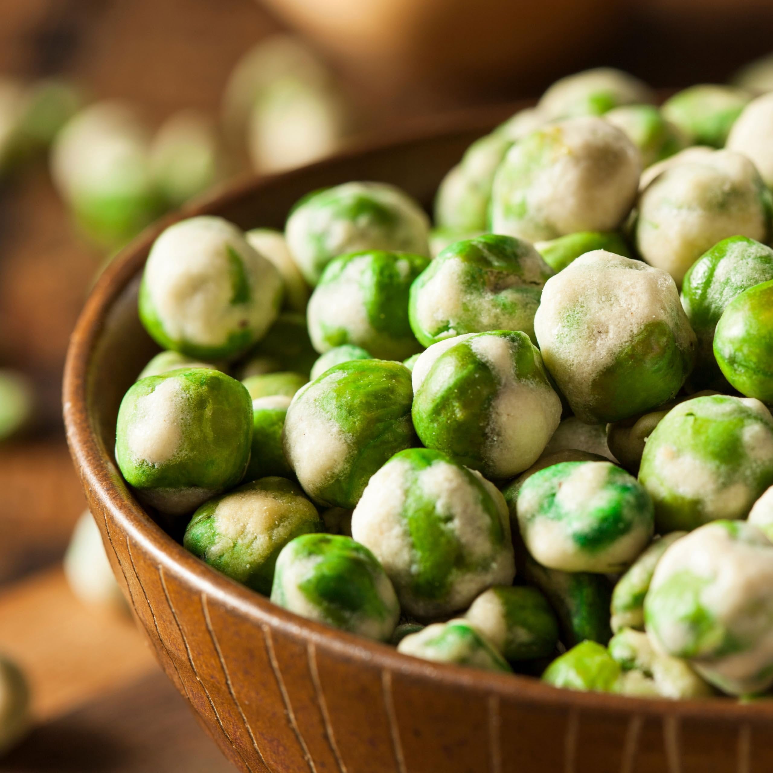 Wasabi Peas, 2 Pound Bag, The Hampton Popcorn & Candy Company