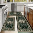 thumbnail image 6 of Kitchen Rugs Sets of 3 Non Slip Washable Kitchen Mats for Floor, Waterproof Kitchen Runner Rug, Floor Mat Carpet for Entryway, Laundry, Sink, Hallway, Bathroom, 6 of 10