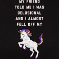 thumbnail image 3 of CafePress - I Almost Fell Off My Unico Women's Classic T Shirt - Women's Traditional Fit Dark T-Shirt, 3 of 4