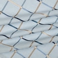 thumbnail image 4 of Laddha Home Designs Handwoven Checkered Grid Throw Pillow - 24" - Blue and Brown, 4 of 7