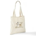 thumbnail image 6 of CafePress - Dog Cone Larry Font 2 Tote Bag - Unisex Canvas Tote Bag, Beige, 1-Piece, 6 of 6