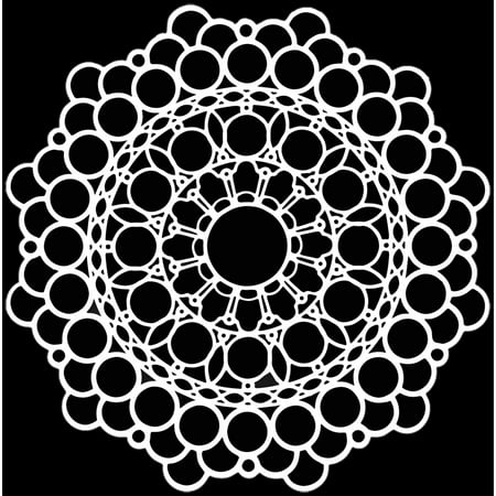 UPC: 0842254028733 | The Crafter s Workshop Stencil  6  x 6   Orb Mandala