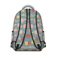 thumbnail image 3 of Pioneer Flower Floral Print Pattern Backpack for School, Cute School Bag with Adjustable Shoulder Straps and Padded Back, 15.3"x11"x7.1", 3 of 5