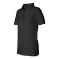 thumbnail image 2 of FeatherLite Women's Silky Smooth Piqué Sport Shirt 5500 Black XL, 2 of 5