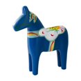 thumbnail image 4 of Estatua de caballo, escultura de madera, figura de animal, decoración moderna para el hogar y la oficina. azul, 4 of 9