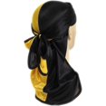 thumbnail image 4 of Gorro pirata sedoso con ondas de 360 grados, de dos tonos, con cola larga y tirantes anchos, para hombre y mujer, 2 unidades, 4 of 5