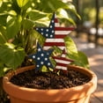 thumbnail image 5 of 4th of July Decoration Metal Yard Stake, 12" Outdoor Garden Decor Rustproof Metal Ornament for Patio Front Porch Flag Memorial Day Veterans Day Holiday Decorations, 5 of 9