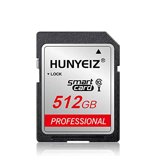 Photographers & Content Curators 512GB… SD Card 512GB Memory Card Flash Memory Card Class 10 High Speed Security Digital Memory Card for Vloggers Filmmakers