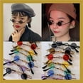 thumbnail image 1 of Ultra Small Frame Round Retro Sunglasses for Men and Women Mini Small Round Frame Table Mirror Glasses Hip-Hop Sunglasses, 1 of 5