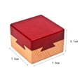thumbnail image 1 of Rompecabezas de madera con forma de caja secreta con forma de diamante oculto, regalo acertijo, 1 of 3