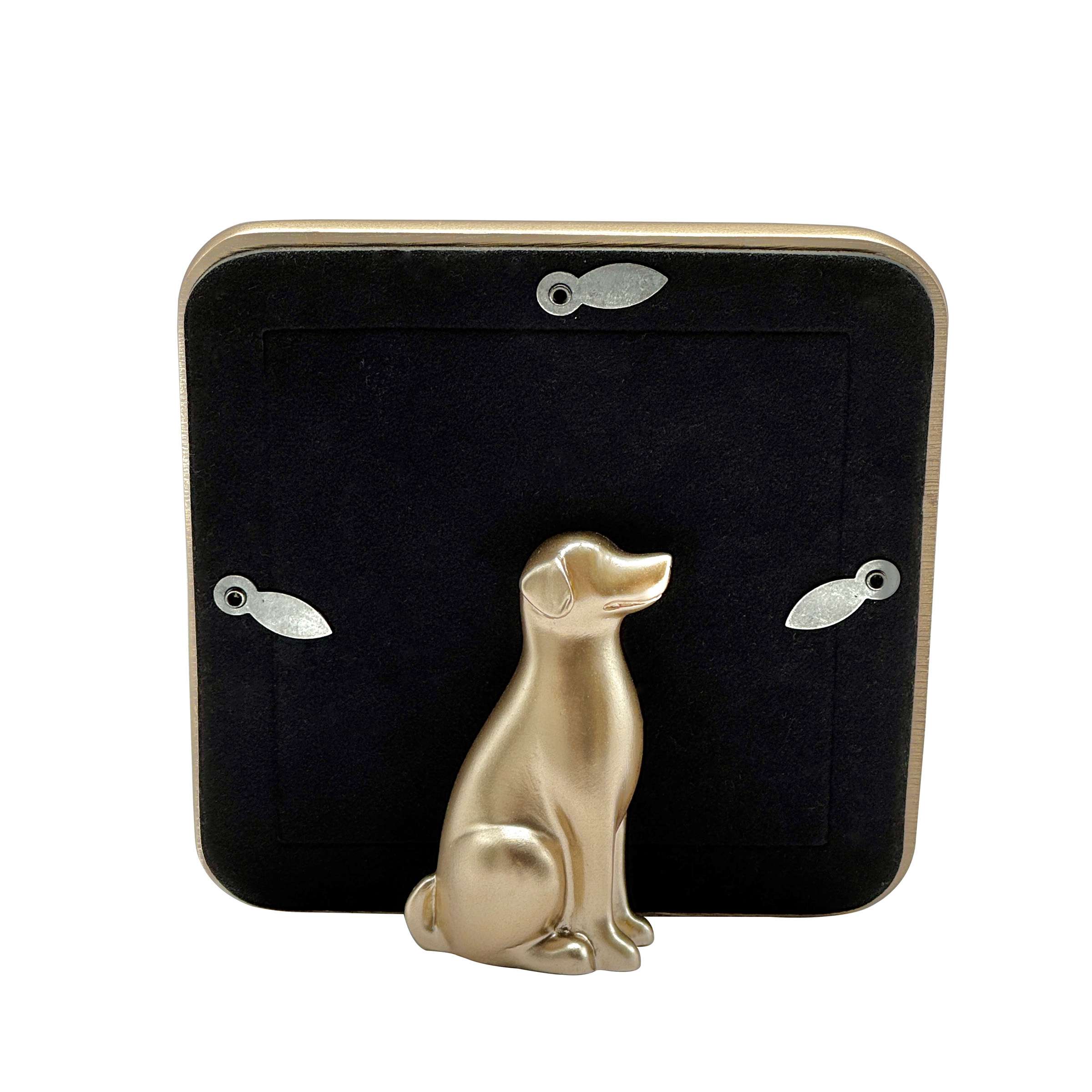 OneDesign Home 4X4 Dog Detail Easel Stand Picture Frame