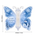 thumbnail image 2 of Christmas Cash Gift Butterfly Ornament,Money Holder Fillable Bulk Keepsake Envelopes Decor for Giving Tree Family with Built‑In Clear Compartment As A Festive Hanging That Hold Money,(Sky Blue), 2 of 7