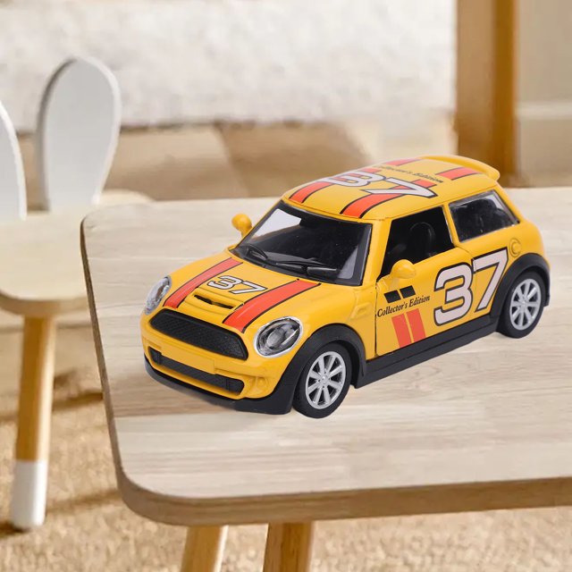 Scale Race Car Model, Cool Action Pullback Race Car Kids Racing Car Toy Car Moving Wheels for Boys Girls