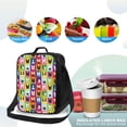 thumbnail image 4 of Disketp Colorful Bulldog Bolsa Térmica Estampada para Almuerzo, Lonchera para Hombres y Mujeres Adultos, 4 of 7