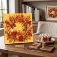 thumbnail image 4 of Fall Pumpkin Wreath Pearl Diamond Painting DIY Kit Thanksgiving Harvest Rose Maple Leaf Crystal Bead Art Set for Adults Teens Beginner-Friendly Autumn Home Wall Decor Holiday Gift, 4 of 7
