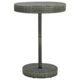 thumbnail image 3 of vidaXL 5 Piece Garden Bar Set Grey Poly Rattan&Solid Wood Acacia, 3 of 4