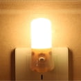 thumbnail image 3 of Joernso Portable 3W Warm/White LED Night Light Home Bedside US Plug Switch Mini Lamp, 3 of 7