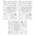 thumbnail image 1 of 3Pcs Transparent Stamp TPR English Alphabet Stamps Crafts for DIY Scrapbook Album Card, 1 of 14