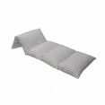 thumbnail image 4 of Vintage Boho Floor Pillow Lounger Cover, Geometrical Ethnic Tribe Pattern Orderly Repeated Pattern Art, Nap Mat Printed Fabric Case for 5 Pillows, 88" x 36", Ivory Pale Grey and Blush, by Ambesonne, 4 of 5