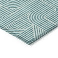 thumbnail image 4 of Addison Rugs Chantille Indoor/Outdoor Transitional Lines Teal Washable Rectangle Rug, 10' x 14', 4 of 6