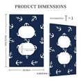 thumbnail image 5 of Kll Nautical Themed Simple Anchors Wall Plate,Gloss Finish,Standard Size 1 - 5" X 3", Polycarbonate Thermoplastic,Electric Receptacle Plug Covers, 5 of 8