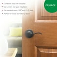 thumbnail image 6 of Design House Springdale Interior 2-Way Passage Door Lever, Oil Rubbed Bronze, 6 of 13