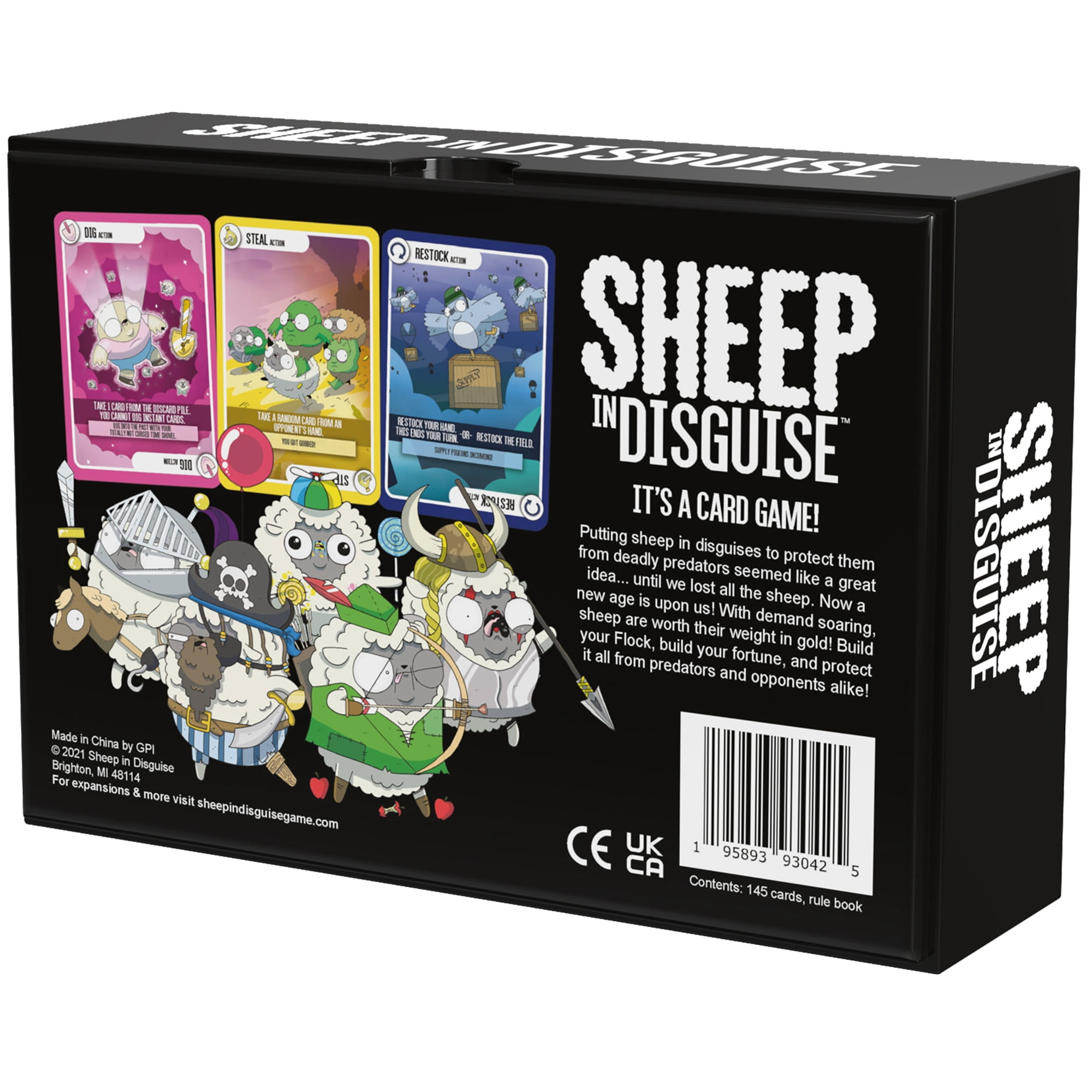 Sheep in Disguise - The Original Core Game, Card Game Packed Full of Sheep, Ages 10+, 2-6 Players, 20-45 Min