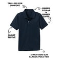 thumbnail image 3 of Boys Moisture Wicking Short Sleeve Polos, 3 of 6